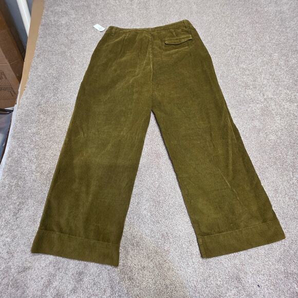 Trendy Corduroy Pants Seventies Retro Wide Leg Old Navy High-Rise sz 10P - Picture 1 of 14